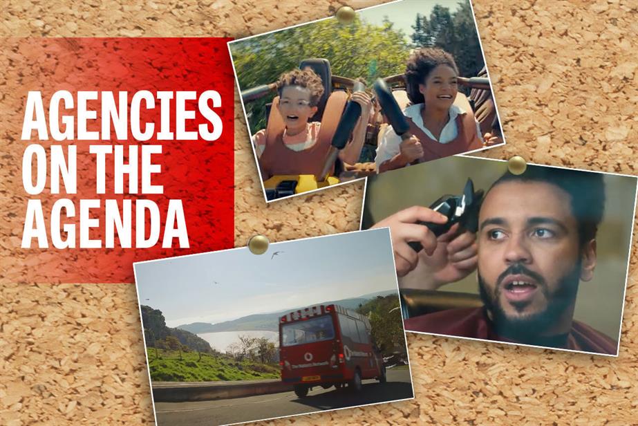 From top down: Merlin Entertainments, The Corner and Vodafone