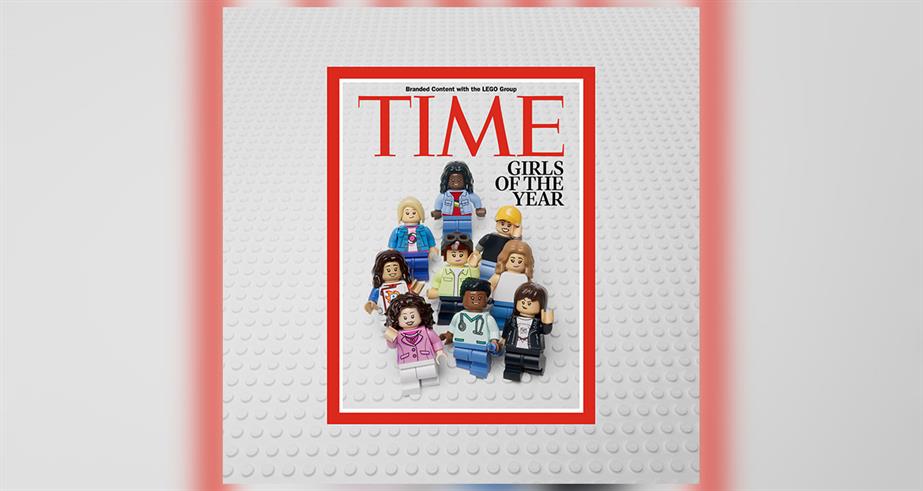 Lego minifigures on the cover of Time Magazine